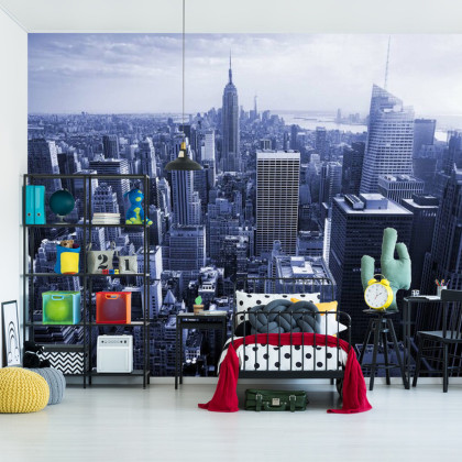 Fototapeta Empire State View W Kolorze Niebieskim
