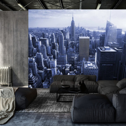 Fototapeta Empire State View W Kolorze Niebieskim