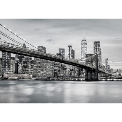 Fototapeta Brooklyn Bridge Nyc W Czerni I Bieli
