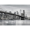Fototapeta Brooklyn Bridge Nyc W Czerni I Bieli