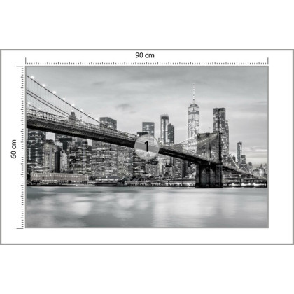 Fototapeta Brooklyn Bridge Nyc W Czerni I Bieli