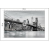 Fototapeta Brooklyn Bridge Nyc W Czerni I Bieli