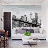 Fototapeta Brooklyn Bridge Nyc W Czerni I Bieli