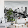 Fototapeta Brooklyn Bridge Nyc W Czerni I Bieli