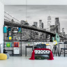 Fototapeta Brooklyn Bridge Nyc W Czerni I Bieli
