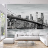 Fototapeta Brooklyn Bridge Nyc W Czerni I Bieli