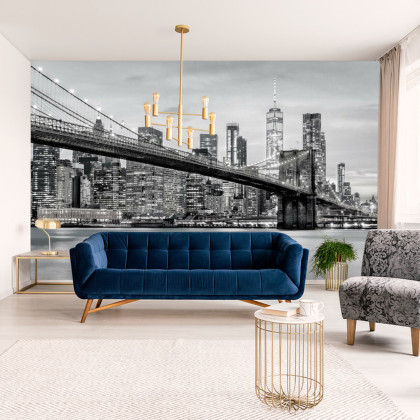Fototapeta Brooklyn Bridge Nyc W Czerni I Bieli