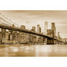 Fototapeta Brooklyn Bridge Nyc W Sepii