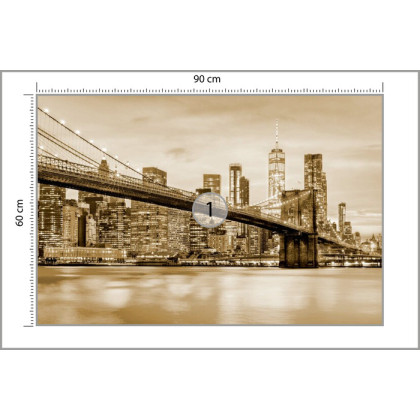 Fototapeta Brooklyn Bridge Nyc W Sepii