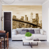 Fototapeta Brooklyn Bridge Nyc W Sepii