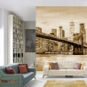 Fototapeta Brooklyn Bridge Nyc W Sepii