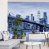 Fototapeta Most Brookliński Nyc W Kolorze Niebieskim
