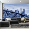 Fototapeta Most Brookliński Nyc W Kolorze Niebieskim