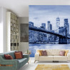 Fototapeta Most Brookliński Nyc W Kolorze Niebieskim