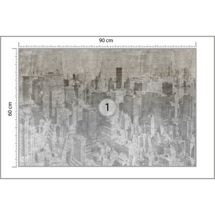 Fototapeta Nowy Jork Grunge I Mono