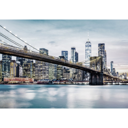 Fototapeta Fajny Filtr Brooklyn Bridge Nyc