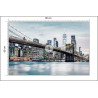 Fototapeta Fajny Filtr Brooklyn Bridge Nyc