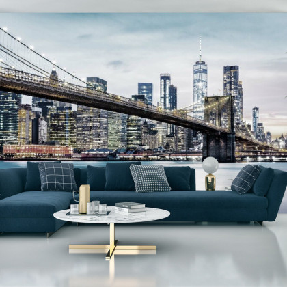 Fototapeta Fajny Filtr Brooklyn Bridge Nyc