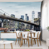 Fototapeta Fajny Filtr Brooklyn Bridge Nyc