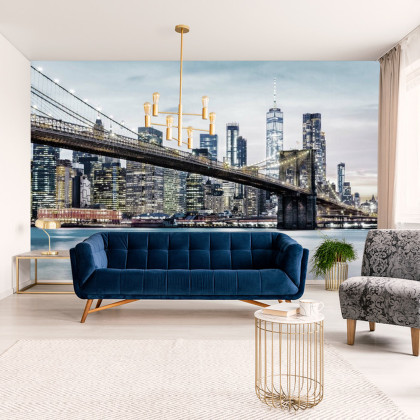 Fototapeta Fajny Filtr Brooklyn Bridge Nyc