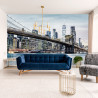 Fototapeta Fajny Filtr Brooklyn Bridge Nyc
