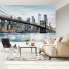 Fototapeta Fajny Filtr Brooklyn Bridge Nyc
