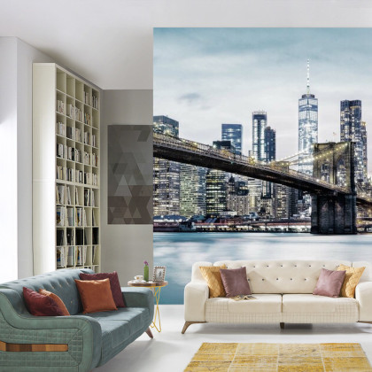 Fototapeta Fajny Filtr Brooklyn Bridge Nyc