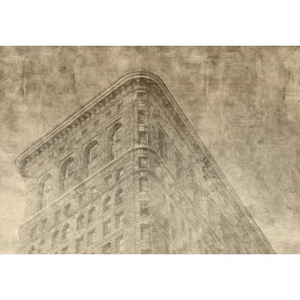 Fototapeta Nowy Jork Grunge Ii Sepia