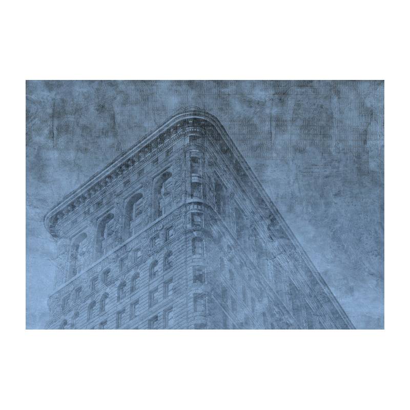 Fototapeta Niebieski Grunge Ii Nowego Jorku