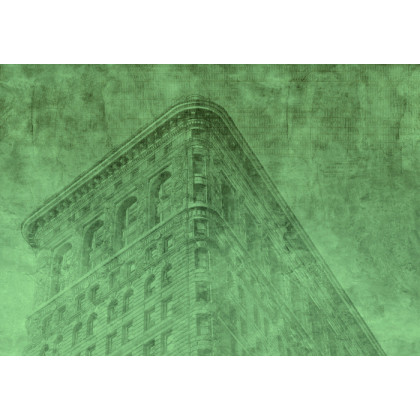 Fototapeta Nowy Jork Grunge Ii Zielony