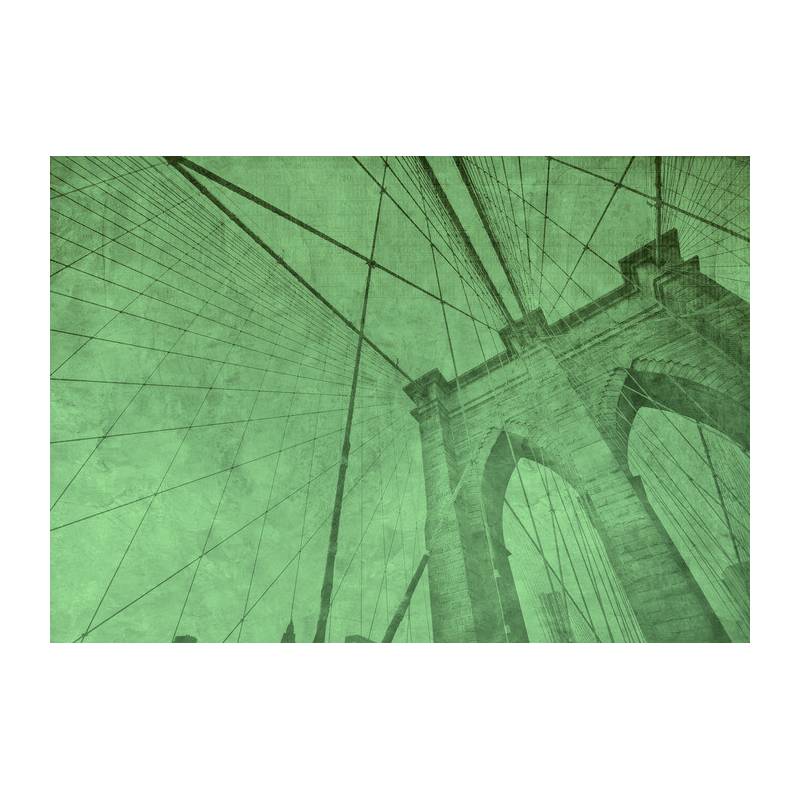 Fototapeta Most Brookliński Grunge Green