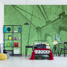 Fototapeta Most Brookliński Grunge Green