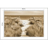 Fototapeta Zejdźmy Na Plażę Sepia