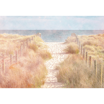Fototapeta Chodźmy Do Beach Faded Vintage