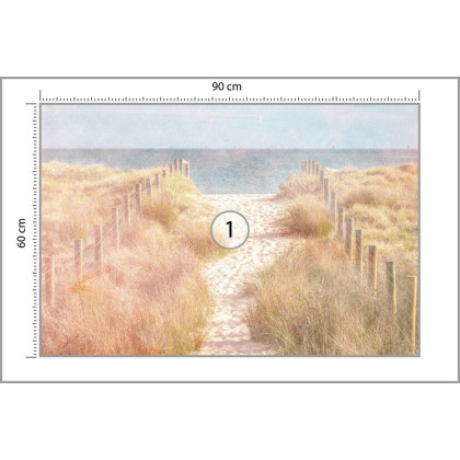 Fototapeta Chodźmy Do Beach Faded Vintage