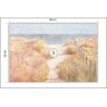 Fototapeta Chodźmy Do Beach Faded Vintage