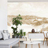 Fototapeta Dune Paradise Faded Vintage W Sepii