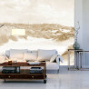 Fototapeta Dune Paradise Faded Vintage W Sepii