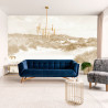 Fototapeta Dune Paradise Faded Vintage W Sepii