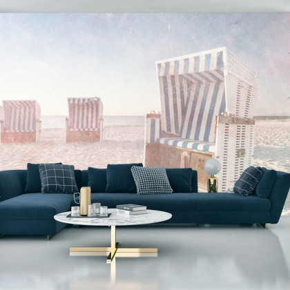Fototapeta Ostsee Strandkörbe