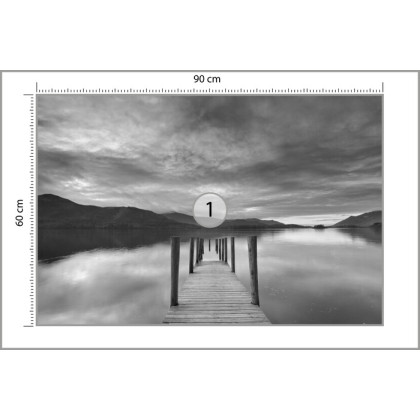 Fototapeta Spokój W Czerni I Bieli