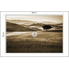 Fototapeta Rolling Hills W Sepii