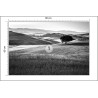 Fototapeta Rolling Hills W Czerni I Bieli