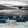 Fototapeta Rolling Hills W Czerni I Bieli