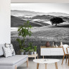 Fototapeta Rolling Hills W Czerni I Bieli