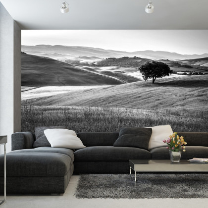 Fototapeta Rolling Hills W Czerni I Bieli