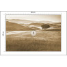 Fototapeta Rolling Hills Wyblakły Rocznik W Sepii