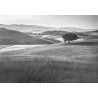 Fototapeta Rolling Hills Faded Vintage W Czerni I Bieli