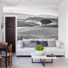 Fototapeta Rolling Hills Faded Vintage W Czerni I Bieli