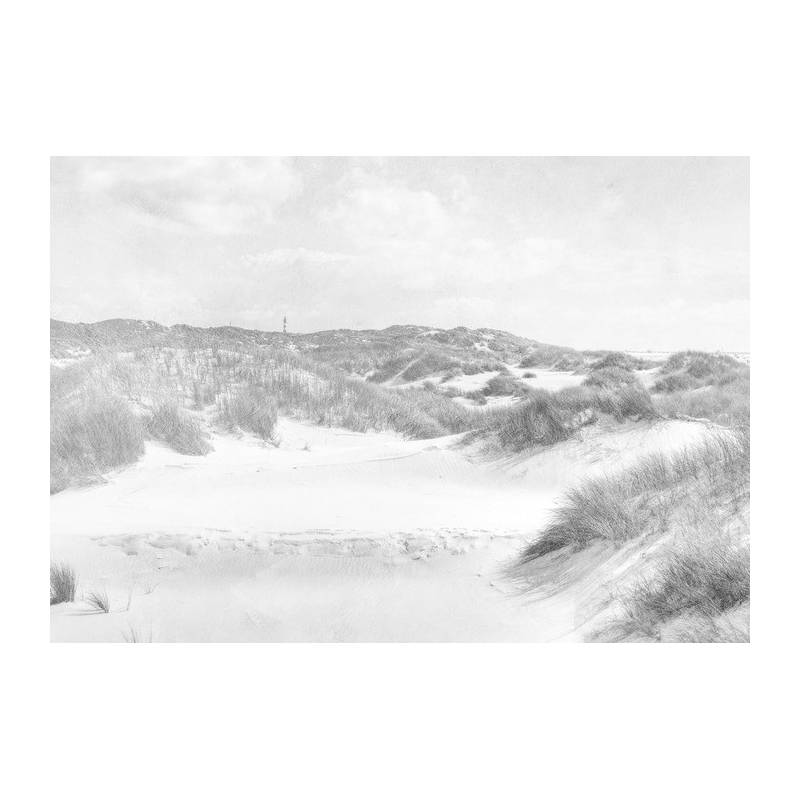 Fototapeta Dune Paradise Faded Vintage W Czerni I Bieli